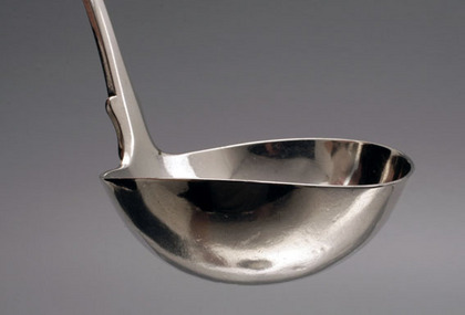 Scottish Provincial Silver Soup Ladle - Elgin